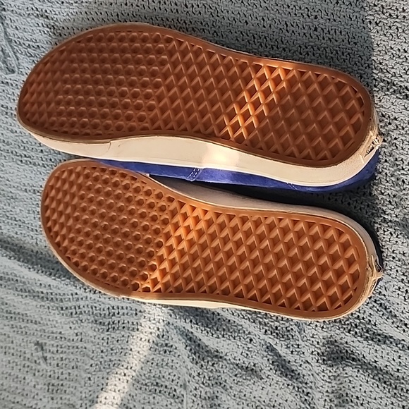 Vans Shoes Blue Suede Mens 11.5 - Picture 2 of 6